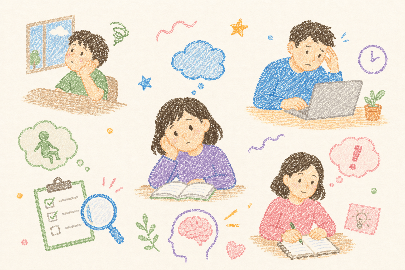 조용한 ADHD 증상, 아이와 어른에게서 놓치기 쉬운 신호와 자가 체크